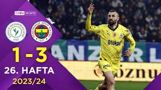 Çaykur Rizespor (1-3) Fenerbahçe | 26. Hafta - Trendyol Süper Lig 2023/2024