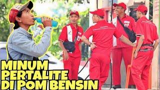 Bikin Heboh! Pria Ini Beli PERTALITE Di SPBU Lalu Di Minum