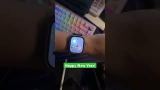 Happy New Year from Snoopy and HeyCatty! #applewatch #applewatchultra2