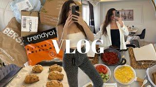 VLOG | GELEN KARGOLAR  | TRENDYOL ALIŞVERİŞ  | STARBUCKS KURABİYE TARİFİ  | PAZAR KAHVALTISI 