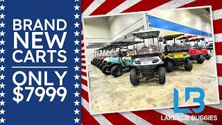 The “We bought way too many golf carts” sales event and new Product Demos at Lakeside Buggies DFW