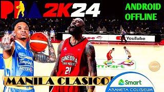 PBA 2K24 HOOPS ANDROID MANILA CLASICO AT NEW ARANETA COLISEUM TYLER BEY VS TONY BISHOP GAMEPLAY