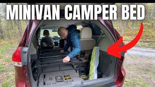 Minivan Camper Bed is Fun and EASY!