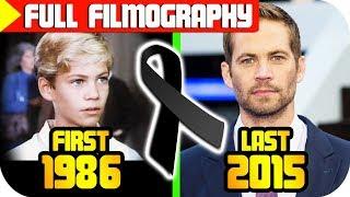 Paul Walker MOVIES List ᴴᴰ  [From 1987 to 2017], Paul Walker 2018 FILMS | Filmography