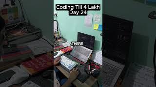 Day 24 Coding Till I get 4 lakh #Dsa #coding #flutter #computer  #tech #startup #internship #python
