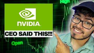 Nvidia's CEO SAID Some BULLISH Things -- NVDA Stock