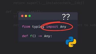 The WILDCARD type in typing Module || 2MinutesPy