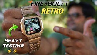 Fire-Boltt Retro Smartwatch with Classic Looks & Modern Tech  Worth the Hype ?
