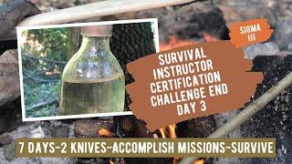 End Day 3: Sigma III Scout Week Survival Challenge