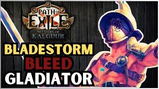 Bleed Bladestorm Gladiator | Path of Exile | Build Guide | Kalguur | 3.25