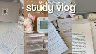 study vlog productive days, stu(dying), early mornings...