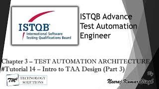 ISTQB Test Automation Engineer | 3.2.1 Introduction to TAA Design (Part-3) | ISTQB Tutorials