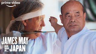 James May Tests His Delicate Archery Skills | Our Man In Japan | Prime Video