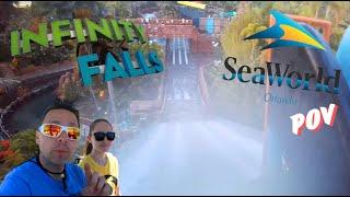Infinity Falls POV On-Ride Seaworld White Water River Raft Ride & Review Orlando Florida 2024