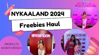 NYKAALAND 2024 FREEBIES HAUL!! FIRST VLOG EVER!