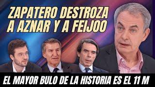 ZAPATERO ABOFETEA a AZNAR, RIDICULIZA a FEIJÓO, DESTROZA a TERTULIANA PEPERA por MANIPULADORA