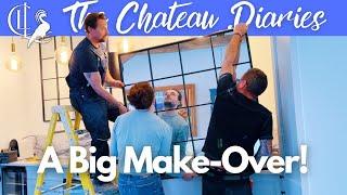 A Big Make-Over for the Chateau's Tack Room Apartment + the Kitchen Company Arrives! 