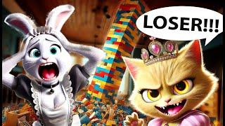 No more cat servant, Bunny took Lego for revenge