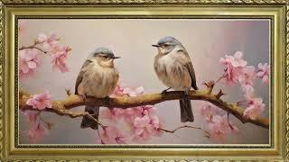 VINTAGE SPRING EASTER FREE TV ART SCREENSAVER WALLPAPER BACKGROUND FRAMED SAMSUNG TV ART OIL PAINTIN