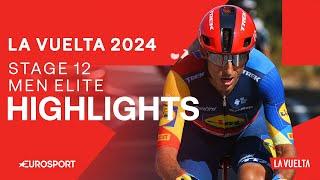 AMAZING BATTLE!  | La Vuelta a España Stage 12 Highlights | Eurosport Cycling