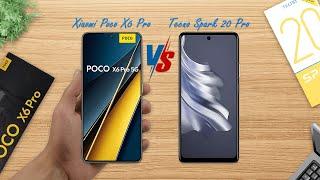 Xiaomi Poco X6 Pro vs Tecno Spark 20 Pro | Which One is Better  | Flagship Phones Comparison