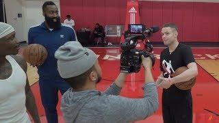 The Professor Teaches James Harden a Signature Move 'The Teleport'