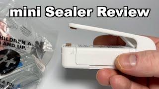 Mini Bag Sealer Sealing Machine Review