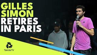 Merci, Gillou  Gilles Simon Retires In Paris | Paris 2022 Highlights