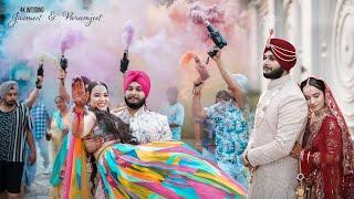 Paramjeet & Jasmeet | Biggest Punjabi Wedding in Kanpur 2024 | Haldi, Mehndi, Sangeet & More