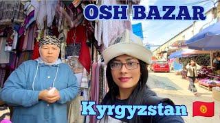 Osh Bazaar Market in Bishkek Kyrgyzstan 