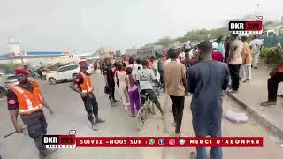  Colobane: L' arrivée du Premier ministre Ousmane Sonko.... situation des marchands
