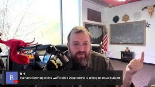 Charles Hoskinson on Everyone listening to this waffle while Dapp central is talking to actual build