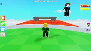 Jogando o chão é lava no roblox