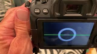 How to use the level feature on your Canon 80D Camera