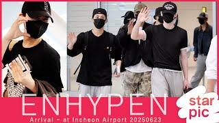 엔하이픈 '선우! 생일축하해요~'  [STARPIC] / ENHYPEN Arrival - at Incheon Airport 20250623