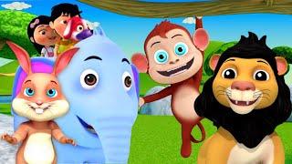 Ghan Ghan Ghor Jungle, घन घोर जंगल + More Hindi Rhymes & Children Songs