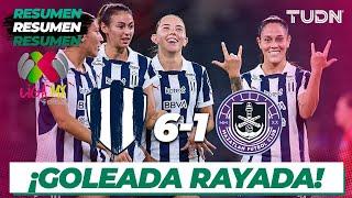 HIGHLIGHTS | Monterrey 6-1 Mazatlán | Liga Mx Femenil AP2024-J9 | TUDN