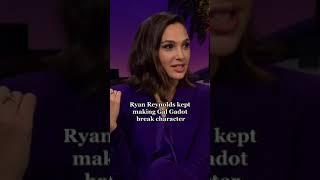 Ryan Reynolds kept making Gal Gadot break character