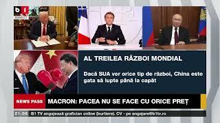 Macron: „Rusia se înarmează, e o amenințare. Pacea nu trebuie să însemne capitularea Ucrainei