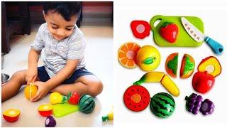 Nehan Playing With Toy Velcro Cutting Fruits | Perfect Toy For Kids | Amazon | Eazy Home