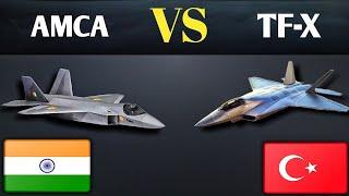 Indian AMCA VS Turkish TF-X Fifth Generation Stealth Fighter