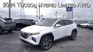 New White Pearl 2024 Hyundai Tucson Hybrid Limited AWD at Hyundai of Cookeville