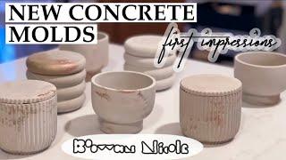 Fav New Concrete Candle Molds?!? | *testing out Boowann Nicole*