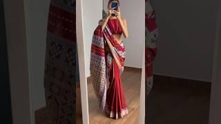 Wedding Saree Draping  #redsaree #silksaree #indianwear