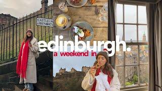 edinburgh travel vlog: lots of food, christmas markets + dream hotel!