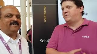 Best Odoo Gold Partner and Odoo discussing the success together with CEO Fabian Pinckaers