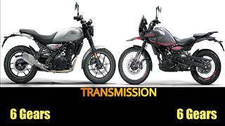 Royal Enfield Guerrilla 450 VS Royal Enfield Himalayan 450 specs, top speed, features #himalayan450