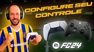 EA FC 24 - CONFIGURE SEU CONTROLE CORRETAMENTE! MELHORE SUA GAMEPLAY!