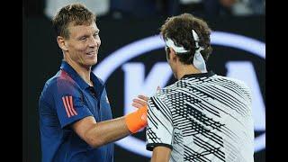 Roger Federer vs Tomas Berdych - Australian Open 2017 3rd Round: Highlights