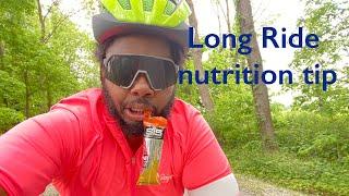 Nutrition for longer rides